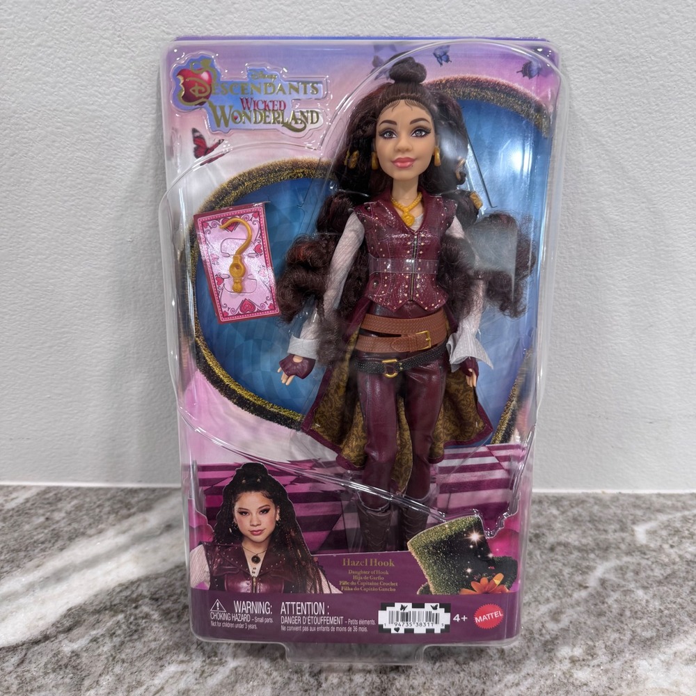 Disney Descendants The Rise of Red Hazel Hook Doll Wicked Wonderland Mattel NIB